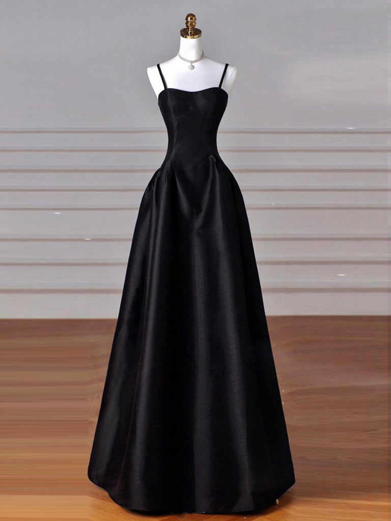 Black Prom Dress 2025 Corset Back – AnnaCustomDress