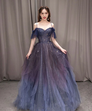 Load image into Gallery viewer, Ombre Tulle Prom Dress Fairy
