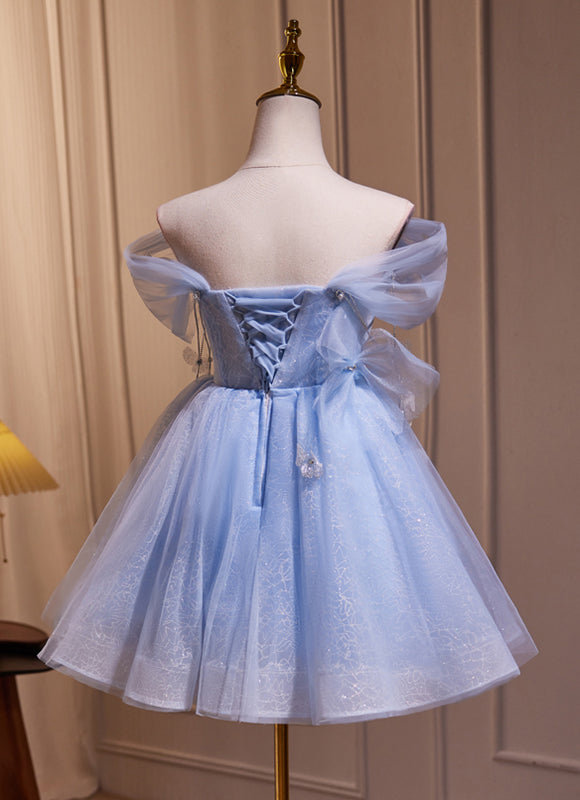 blue homecoming dresses 2024 A-Line Sweetheart Homecoming Dress, Royal Blue / 14
