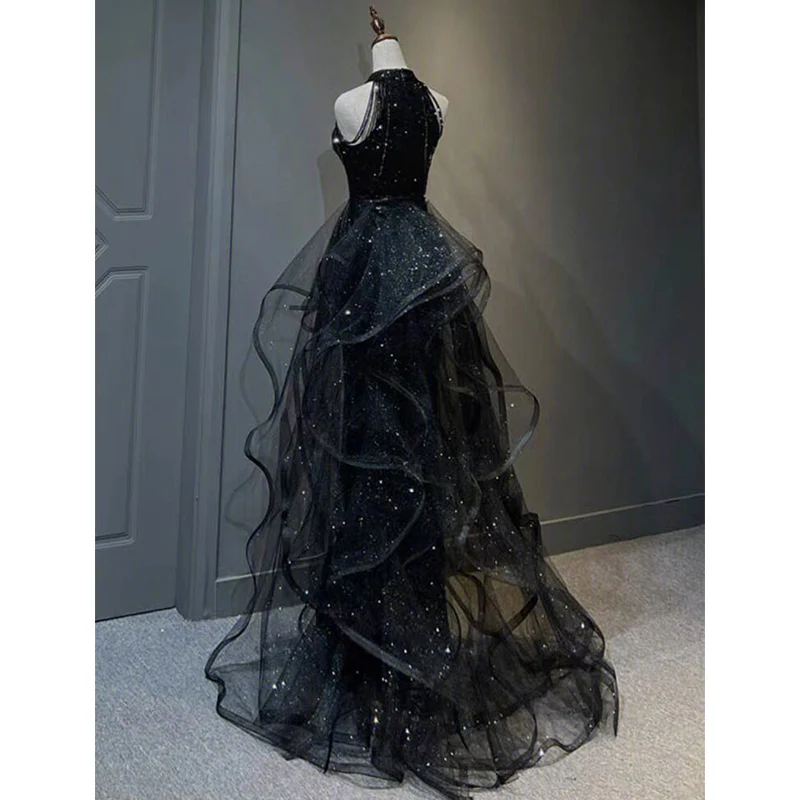 Sheath Black Sequin Prom Dress 2025 with Detachable Overskirt 22w / Custom Color