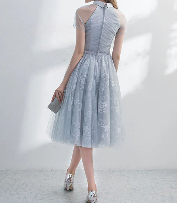 Unique Homecoming Dress 2024 Lace Tulle Modest Custom Size / Red Unique Homecoming Dress 2024 Lace Tulle Modest Custom Size / Red