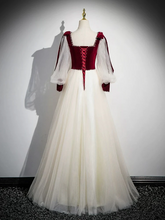 Load image into Gallery viewer, Princess Prom Dress 2025 Corset with Long Sleeevs
