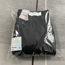 Load image into Gallery viewer, saqulopr Black Vest V-neck 4 Snaps