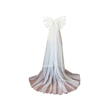 Load image into Gallery viewer, Long Bow Detachable for Wedding Dress 53" Tulle Tails