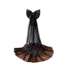 Load image into Gallery viewer, Long Bow Detachable for Wedding Dress 53" Tulle Tails