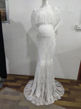 Load image into Gallery viewer, Lace Elegant Maternity Photography Dresses Spaghetti Strap Off The Shoulder