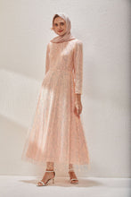 Load image into Gallery viewer, Lace Muslim Photography Dresses Long sleeve Sequin 2021