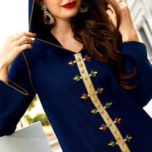 Load image into Gallery viewer, Light luxury Muslim Photography Dresses 2021 Long Sleeve Crystal