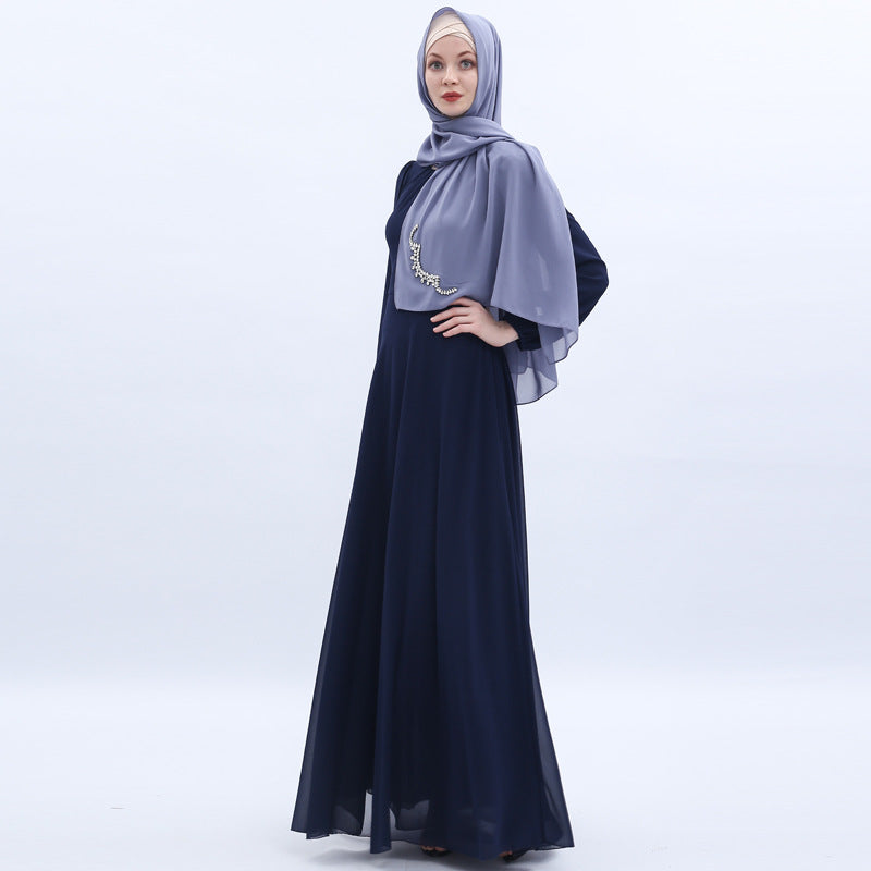 sachin and babi light blue dress Free-shipping-2017-Ladies-fashion-design-Islamic-dress-red-chiffon-maxi- dress-muslim-women-islamic-dress.jpg_640x640 main image 0