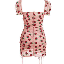 Load image into Gallery viewer, Strawberry Homecoming Dress 2021 Sheath Short Summer Dress