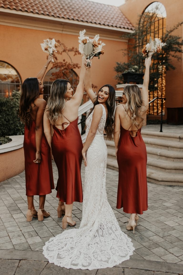 Bridesmaid Dresses How To Style A Slip Dress For Wedding Satin