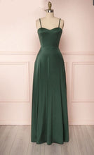 Load image into Gallery viewer, Prom Dress 2023 A-line Sweetheart Neck Spaghetti Straps Charmeuse with Pleats