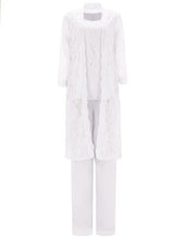 Load image into Gallery viewer, Three Piece Lace Jacket Outfit Mother Of the Bride Elegant Dress Pants Suit Lace For Wedding Grooman Formal Evening Gown