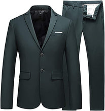 Load image into Gallery viewer, Men's Suit 2 Piece Tuxedo 2 Buttons Slim Fit For Wedding Jacket & Pants