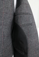 Load image into Gallery viewer, Men's Suit 3Pcs Wool Tweed Plaid Herringbone Slim Fit Wedding For Male