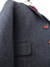 Load image into Gallery viewer, Men's Suit 3Pcs Wool Tweed Plaid Herringbone Slim Fit Wedding For Male