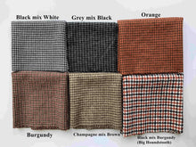 Load image into Gallery viewer, Men's Vest Made to Order Houndstooth Wool Blend Tailored Collar 2 Pockets 5 Buttons