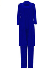 Load image into Gallery viewer, Three Piece Lace Jacket Outfit Mother Of the Bride Elegant Dress Pants Suit Lace For Wedding Grooman Formal Evening Gown
