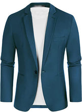 Load image into Gallery viewer, Men's Blazer Slim Fit One Button Lapel For Casual Business Wedding Jacket