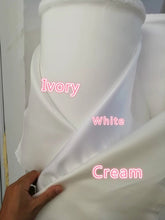 Load image into Gallery viewer, Long Sleeves Wedding Dress 2021 Ivory Chiffon Maxi Dress with Lace Cuff & Back