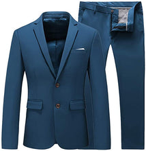 Load image into Gallery viewer, Men's Suit 2 Piece Tuxedo 2 Buttons Slim Fit For Wedding Jacket & Pants