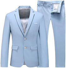 Load image into Gallery viewer, Men's Suit 2 Piece Tuxedo 2 Buttons Slim Fit For Wedding Jacket & Pants