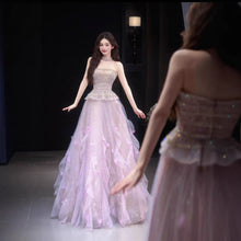 Load image into Gallery viewer, Fairy Glitter Prom Dress 2026 Off-the-shoulder