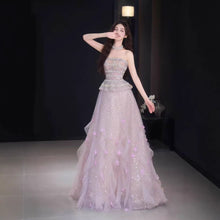 Load image into Gallery viewer, Fairy Glitter Prom Dress 2026 Off-the-shoulder