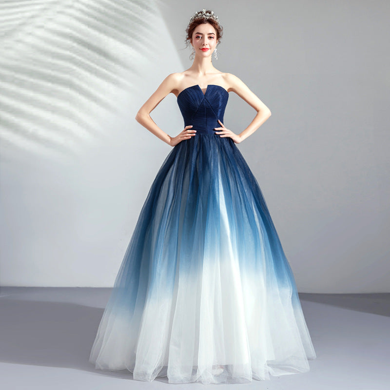 navy prom dress 2025 Navy Blue Tiered Bowknot Prom Dresses Long For Women 2025 V Neck Corset Formal Evening Gowns A Line Sparkly Sequined Party Dresses