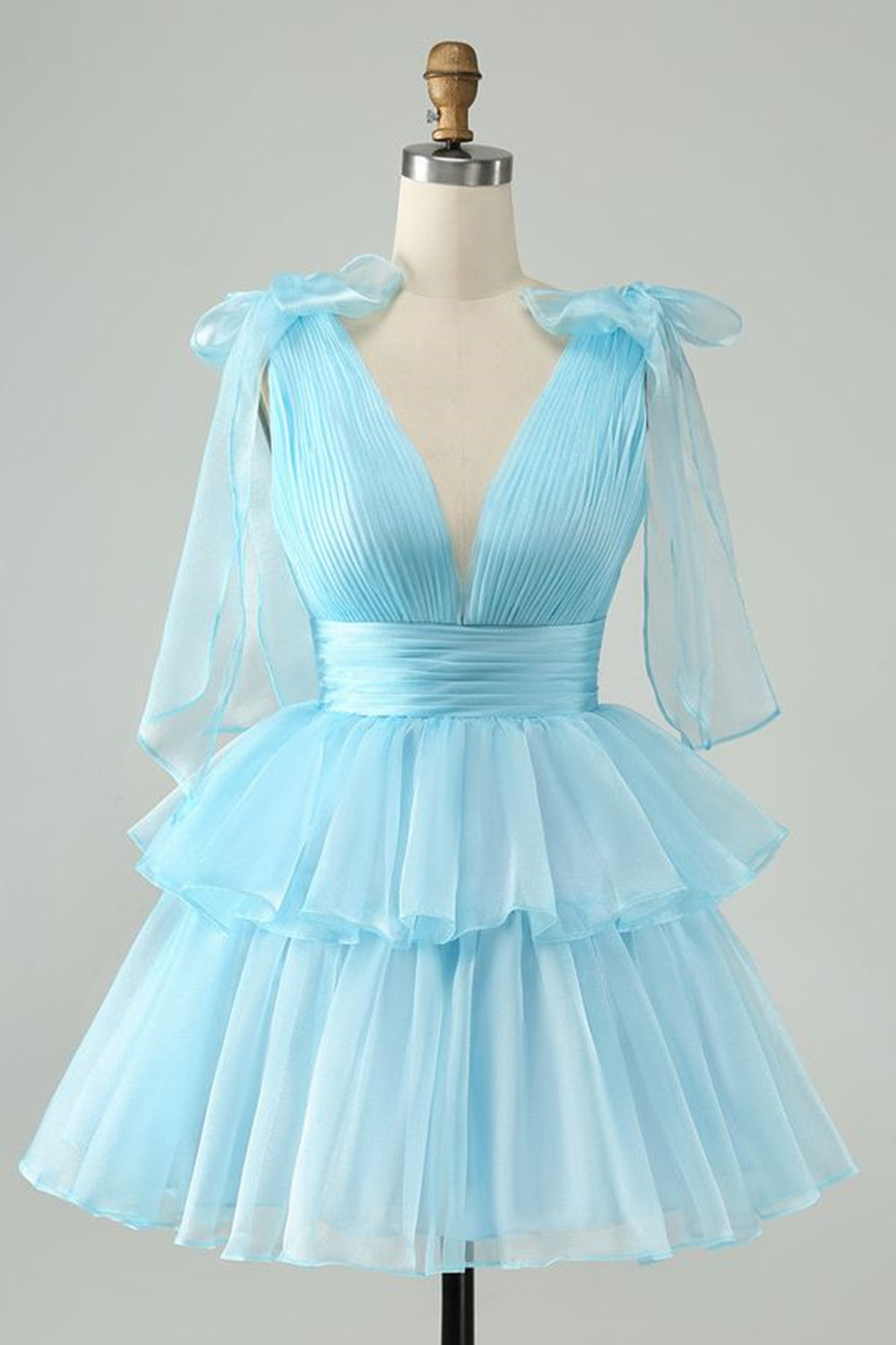 Flowy Homecoming Dress 2024 Tiered Skirt 24W / Black Flowy Homecoming Dress 2024 Tiered Skirt 24W / Black