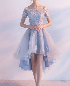 Hi-Lo Homecoming Dress 2024 Corset Back