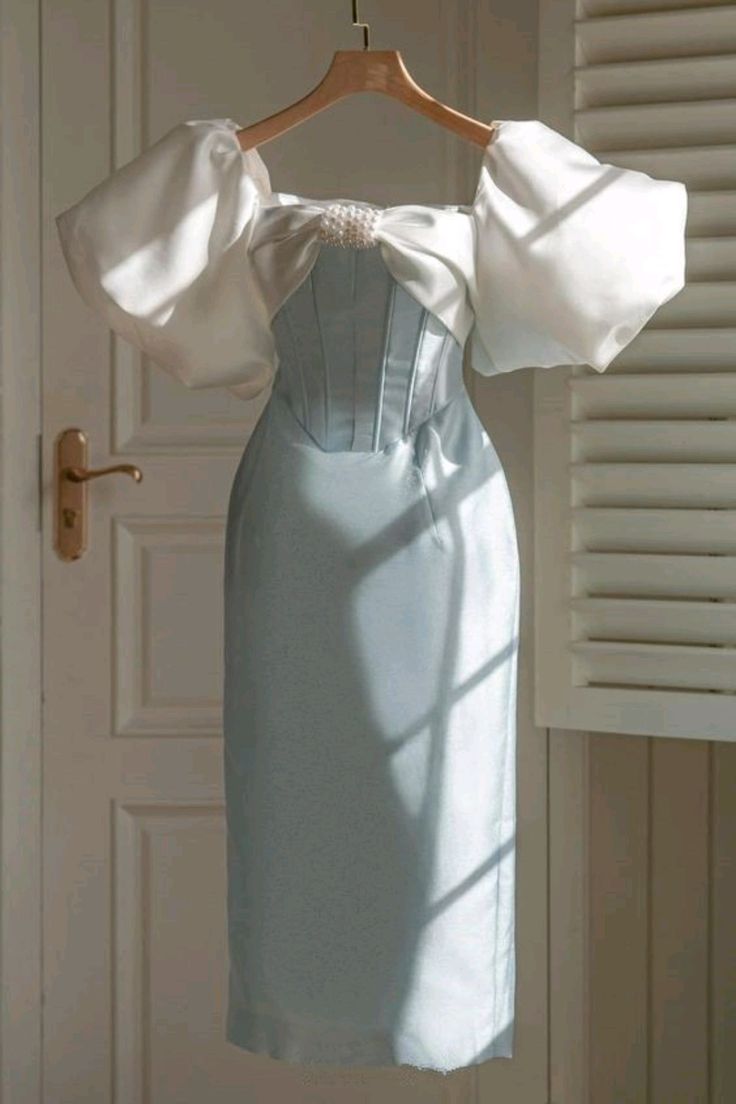Sheath Homecoming Dress 2024 Puffy Short Sleeves 10 / Green Sheath Homecoming Dress 2024 Puffy Short Sleeves 10 / Green