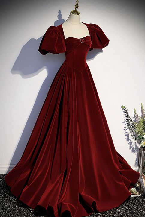 burgundy prom dresses 2024 One Shoulder Burgundy Sequin Mermaid Prom Dress FD2845 – Viniodress main image 1