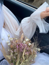 Load image into Gallery viewer, Pleated Tulle Detachable Sleeves for Wedding Halloween