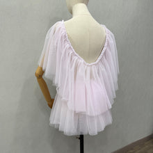 Load image into Gallery viewer, Two-piece Tulle Cape Mini Over-skirt Photography Dresses Halloween