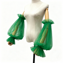 Load image into Gallery viewer, Tulle Detachable Sleeves for Wedding Halloween