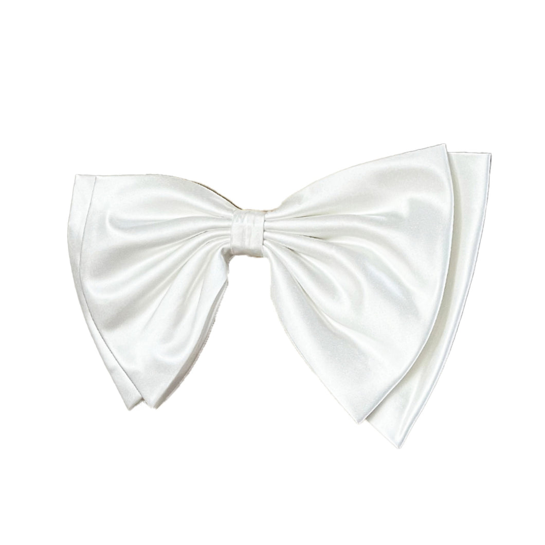 Detachable Bow for Wedding Dress Satin 2 Layers