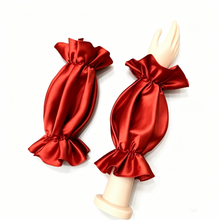 Load image into Gallery viewer, Satin Detachable Sleeves for Wedding Halloween