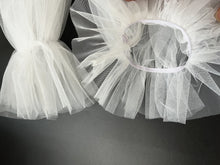 Load image into Gallery viewer, Tulle Detachable Sleeves for Wedding Halloween