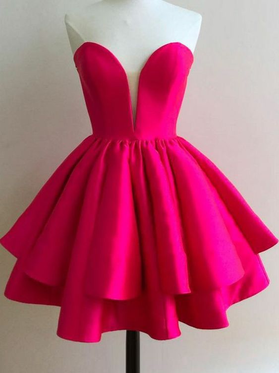 homecoming dress up day Puffy Off The Shoulder Bodycon Homecoming Dresses, 2023 Hot Sale Summe –  Laylatailor Shop main image 1