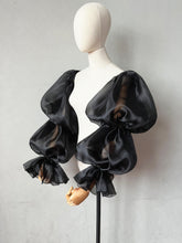 Load image into Gallery viewer, Puffy Detachable Organza Sleeves for Wedding
