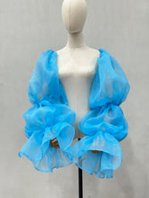Load image into Gallery viewer, Puffy Detachable Organza Sleeves for Wedding