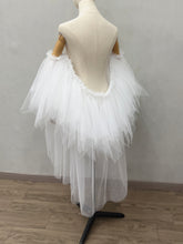 Load image into Gallery viewer, Detachable Tulle Cape Sleeves for Wedding Halloween