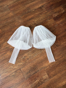 Detachable Sleeves for Wedding Dress Cuff Tulle Puffy