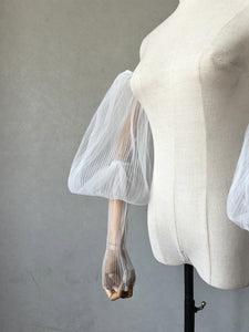 Detachable Sleeves for Wedding Dress Cuff Tulle Puffy