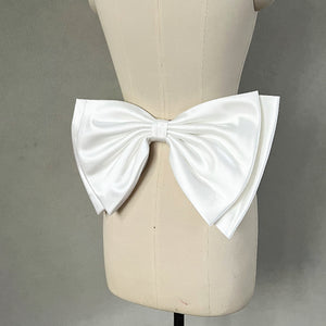 Detachable Bow for Wedding Dress Satin 2 Layers