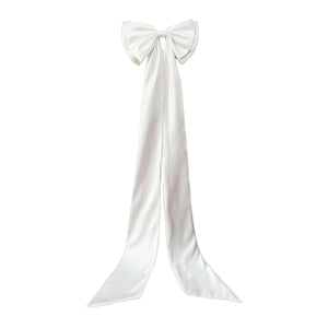 Detachable Bow for Wedding Dress Satin 2 Layers with 59" Train