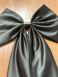 Long Bow Detachable for Wedding Dress Satin One Layer with 59" Train