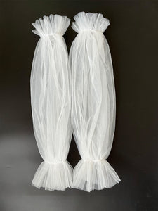 Bride Sleeves Puffy Detachable Tulle for wedding