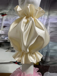 Wedding Sleeves for Bride Detachable Satin